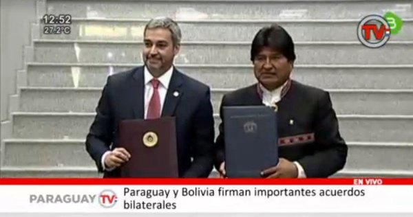 Paraguay y Bolivia suscriben unos 16 acuerdos de cooperación - .::RADIO NACIONAL::.