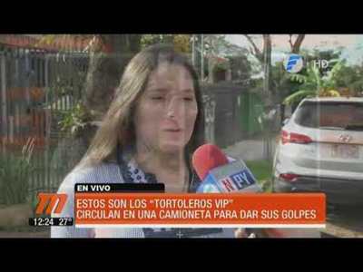 “Tortoleros VIP” circulan en lujosa camioneta