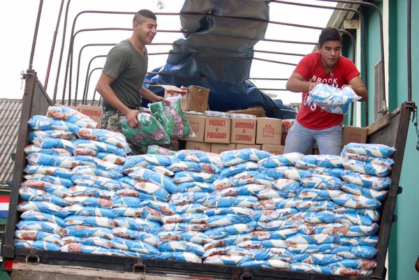 APF dona 21.000 kilos de alimentos a damnificados por inundaciones | .::Agencia IP::.