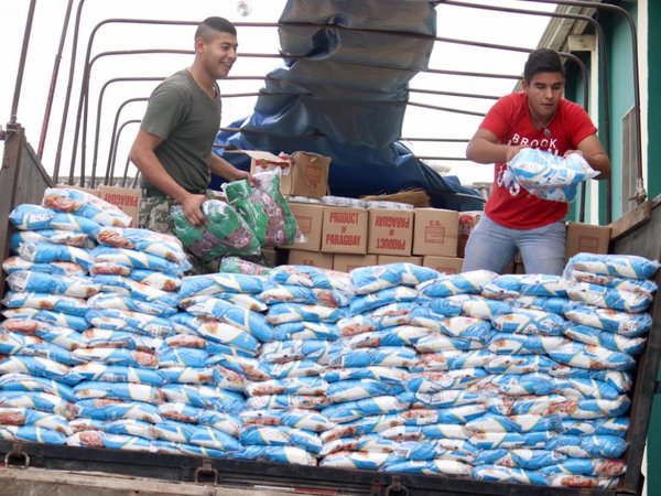 APF dona 21.000 kilos de alimentos a damnificados por inundaciones