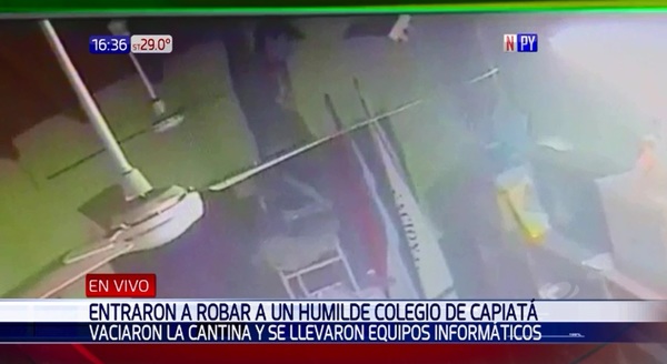 Asaltantes irrumpen en escuela de Capiatá y se llevan de todo | Noticias Paraguay