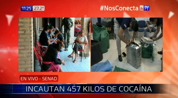 Incautan más de 400 kilos de cocaína | Noticias Paraguay