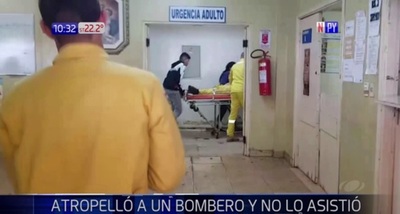 Chocan a bombero y lo abandonan en hospital | Noticias Paraguay