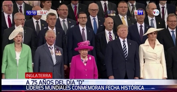 A 75 años del Día 'D': Homenajean a soldados fallecidos y veteranos | Noticias Paraguay