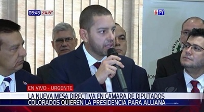 Oficialistas y cartistas dan su apoyo a Pedro Alliana para presidir Diputados | Noticias Paraguay
