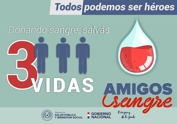 Salud desarrolla actividades en el marco de la semana del donante de sangre