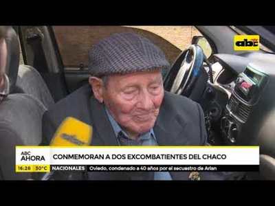 Conmemoran a dos excombatientes del chaco - Tv - ABC Color