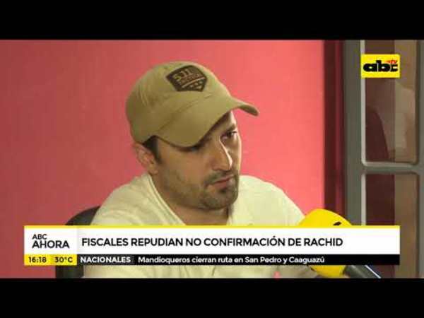 Repudian la no confirmación de Rachid en Curuguaty - Tv - ABC Color