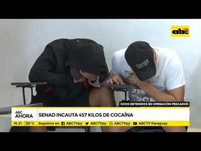 Senad incauta 457 kilos de cocaína - Tv - ABC Color