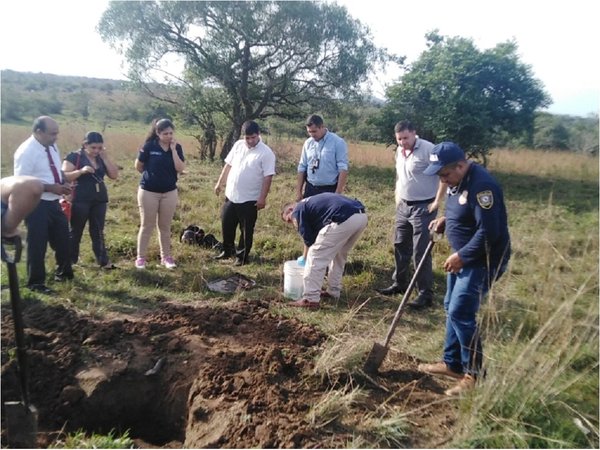 Hallan nuevamente restos óseos en propiedad en Acahay