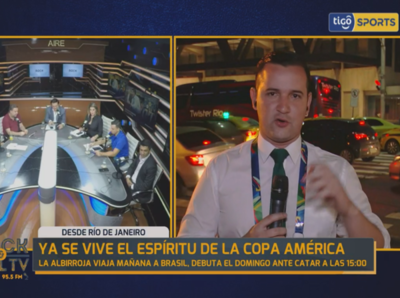 En Rio de Janeiro ya esperan a la Albirroja para la Copa América