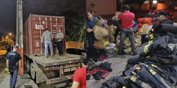 BOMBEROS DE ENCARNACIÓN RECIBIERON MILLONARIA DONACIÓN DESDE EEUU