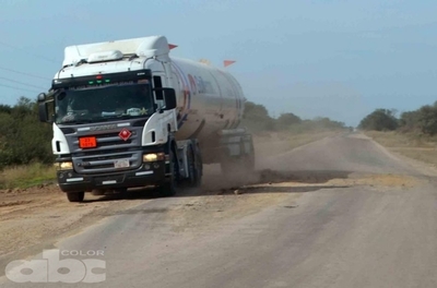 Ruta Transchaco: MOPC sigue llenando los baches con arena - Nacionales - ABC Color