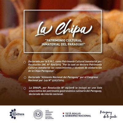 Cultura remitió a Unesco nota referente a la publicación sobre la chipa | .::Agencia IP::.