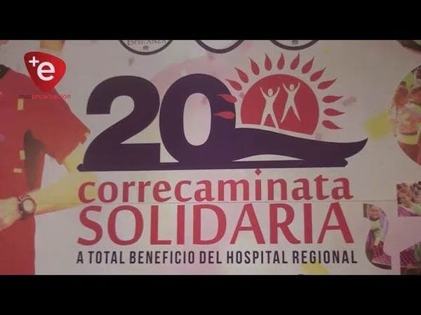 PRESENTAN 20° CORRECAMINATA SOLIDARIA A BENEFICIO DEL HRE