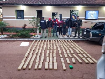 Incautan 145 kilos de marihuana en Pedro Juan Caballero - ADN Paraguayo