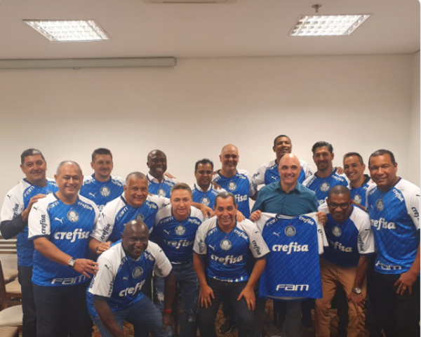 Los paraguayos homenajeados por Palmeiras