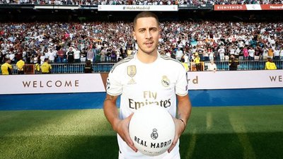 Eden Hazard fue presentado en el Real Madrid