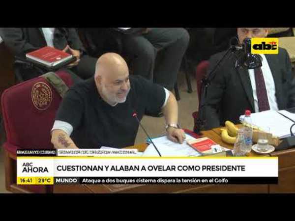 Cuestionan y alaban a Ovelar como presidente - Tv - ABC Color
