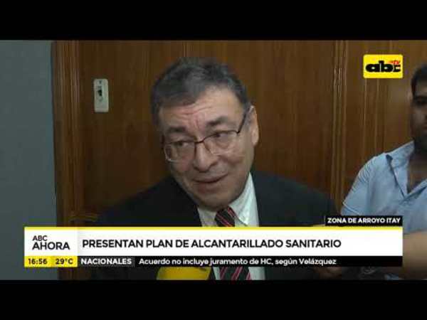 Essap presentó plan de alcantarillado en zona de Arroyo Itay - Tv - ABC Color