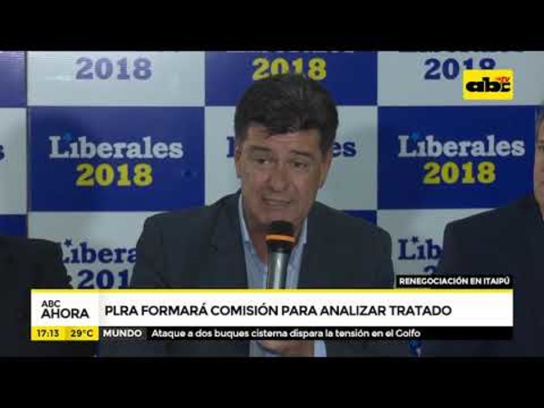 PLRA formará comisión para analizar Tratado de Itaipú - Tv - ABC Color