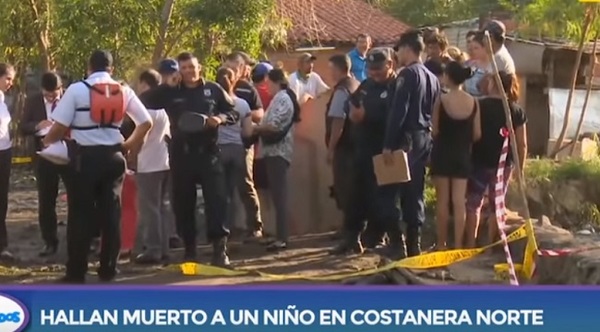 Revelan causa de muerte de niño hallado en la costanera