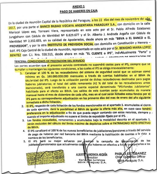Gremialistas de IPS denuncian a Benigno - Edicion Impresa - ABC Color