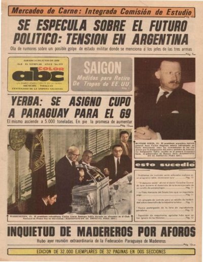 14 de junio de 1969 - Un Dia Como Hoy - ABC Color