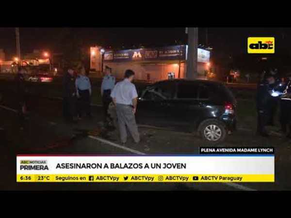 Asesinaron a balazos a un joven - Tv - ABC Color
