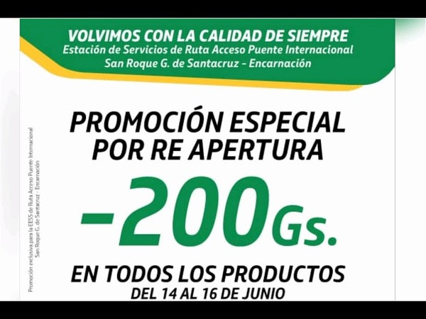 PETROBRAS Y UNA IMPERDIBLE PROMOCIÓN ESPECIAL POR REAPERTURA