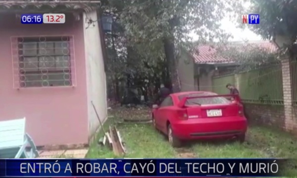 Ladrón muere tras caer de techo | Noticias Paraguay