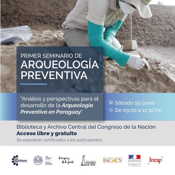 Primer Seminario de Arqueología Preventiva se realiza este sábado | .::Agencia IP::.