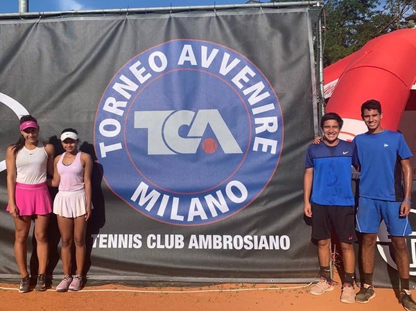 Tenistas juveniles campeones en Torneo Avvenire de Milán | .::Agencia IP::.