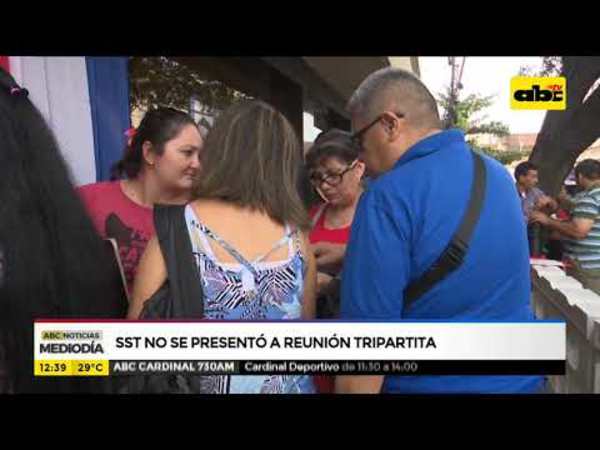 SST no se presentó a reunión tripartita - Tv - ABC Color