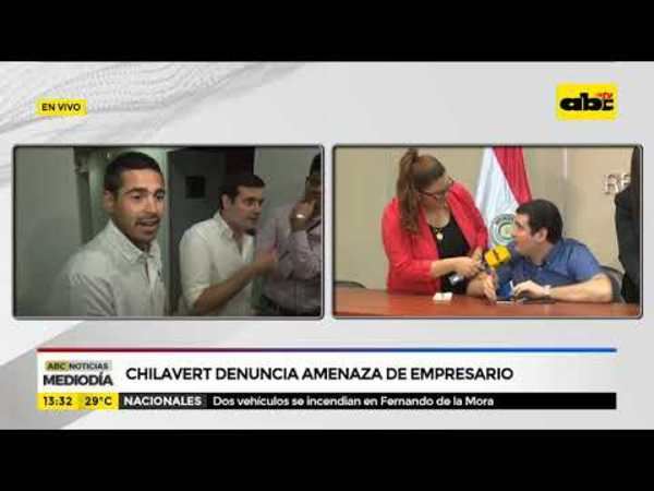 Chilavert denuncia amenaza de empresario - Tv - ABC Color