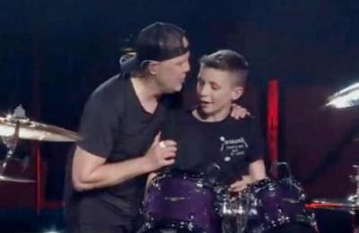 El niño de 13 años que cumplió su sueño de tocar junto a Metallica - C9N