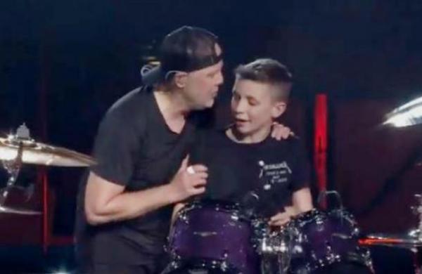 El niño de 13 años que cumplió su sueño de tocar junto a Metallica - C9N