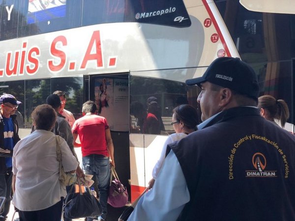 Autorizan aumento de frecuencia de buses por feriado largo