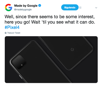 Google hace públicas las primeras imágenes de su teléfono Pixel 4 - Tecnologia - ABC Color