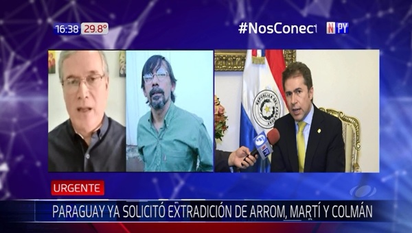 Castiglioni: "Ninguna democracia acogerá a Arrom y Martí" | Noticias Paraguay