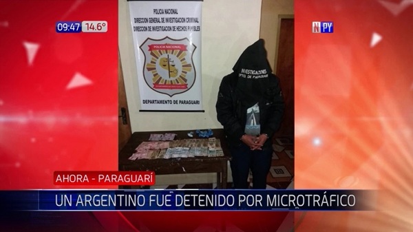 Capturan a ciudadano argentino por tráfico de drogas | Noticias Paraguay
