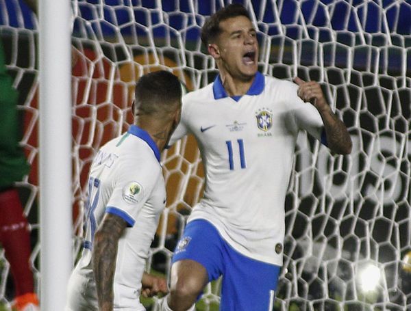 Brasil golea a Bolivia en Copa