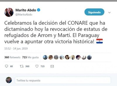 Marito y Fiscalía festejaron la cancelación del estatus - Edicion Impresa - ABC Color