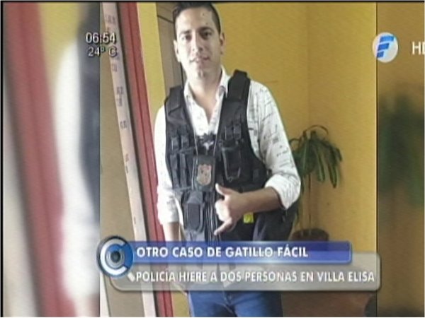 Policía disparó a dos personas en un cumpleaños