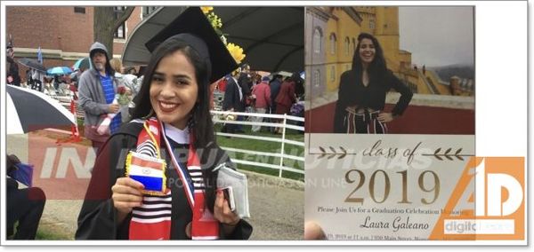 Paraguaya es mejor egresada de la Universidad de Boston