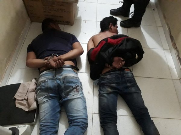 Sospechosos de asalto en Casado fueron llevados a Concepción