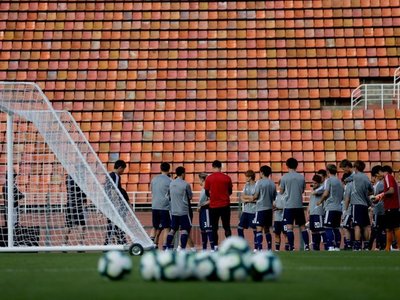 Japón entrena en Sao Paulo con hermetismo total