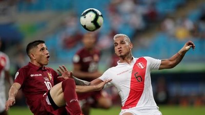 Venezuela y Perú igualaron sin goles