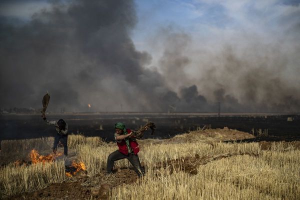 Al menos 10 muertos por incendios criminales en campos de trigo en Siria
