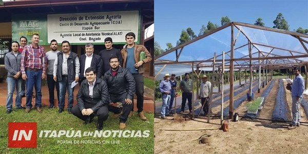 CNEL. BOGADO: JÓVENES PROFESIONALES PRESENTAN PLAN DE PRODUCCIÓN DE HORTALIZAS